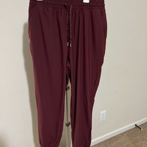 Old Navy Burgundy Track Pants